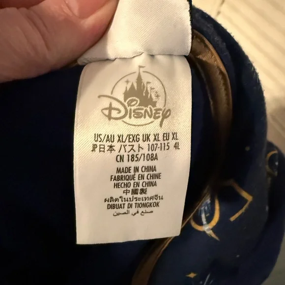 Disney Navy Blue Apparel with Gold Accents - Picture 3 of 3